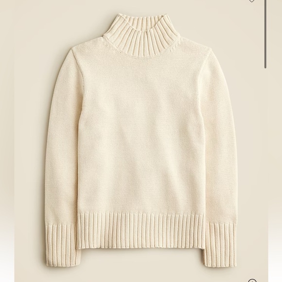 J.CREW COTTON BLACK TURTLENECK SWEATER - Picture 9 of 10